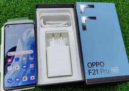 OPPO F21 pro 5g PTA Approved 03464632014Watsapp 0