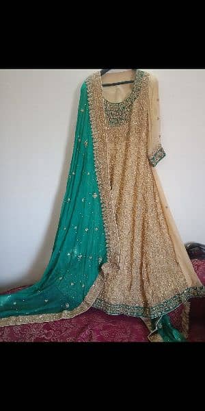 Full length maxi walima dress + Clutch 9