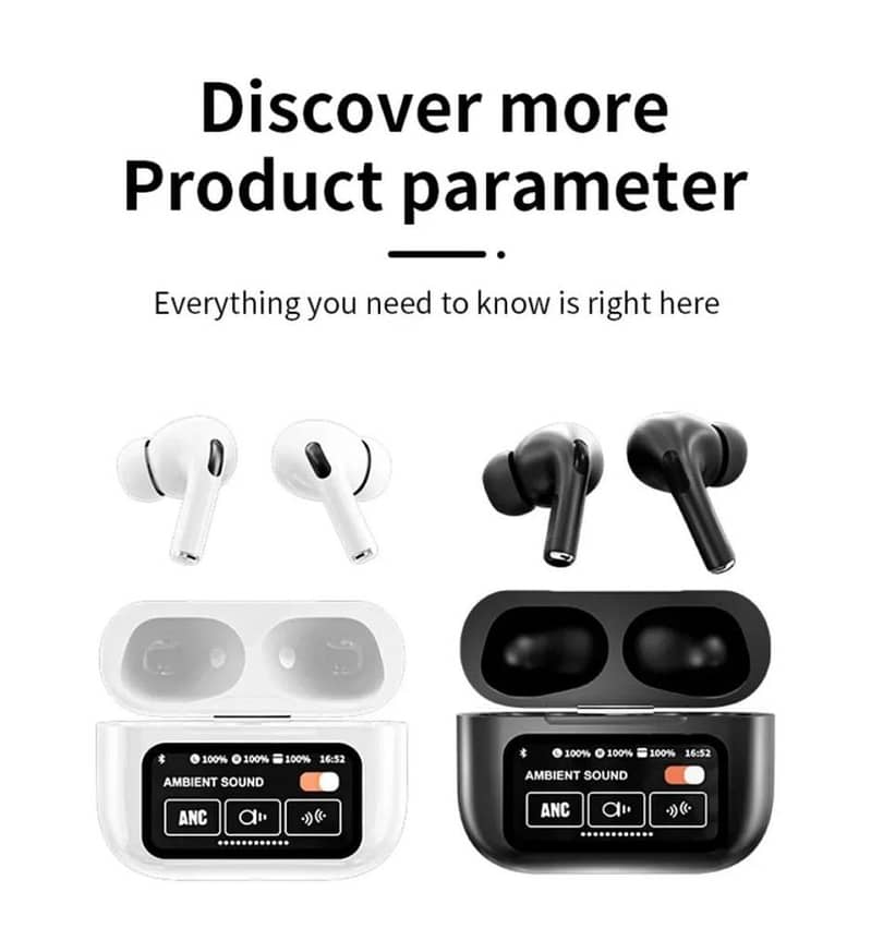 A9 Pro Touch Screen Wireless Air Pods 2