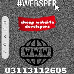 Very cheap website developers by Websper