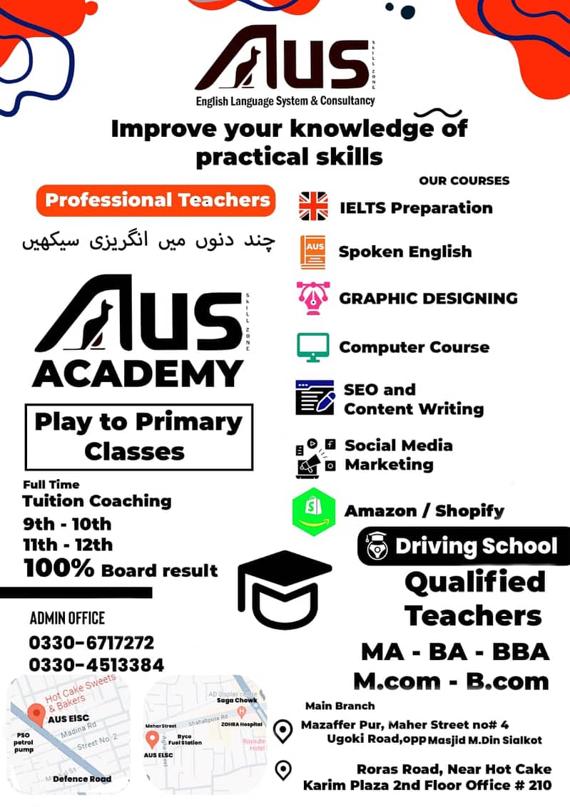 AUS SPOKEN ENGLISH,DESIGNING,IELTS,IMPORT EXPORT COMPUTER SHORT COURSE 1