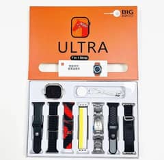 watch ultra with multiple straps.