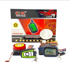 Motorcycle CK 2-Way Bike Alarm Lock Security System With LED Display