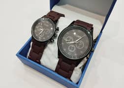 Couple's Casual Analogue Watch