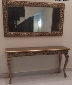 Tables / center table / console table with mirror / ottomans stool