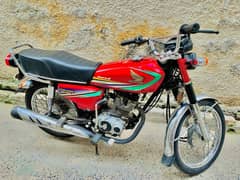 Honda 125, 2013 Model, Rawalpindi Number 2016 Registered