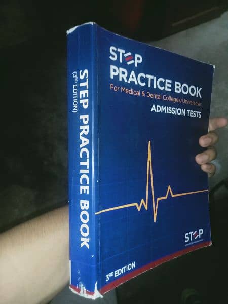 MDCAT preparation book. STEP academy book. medical entry test book 1