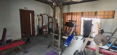 Gym machines,dumbbells, treadmill,exercise machines