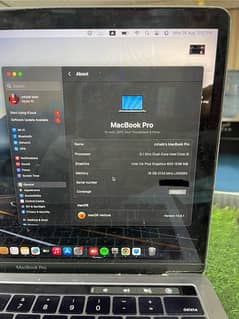 Macbook pro 2017 model with touch bar 0