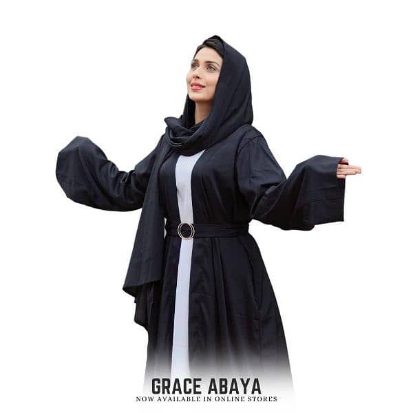 woman's stitches grip abaya 4