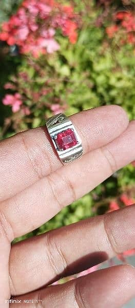 Rubylite tourmaline 3 carat plus 1