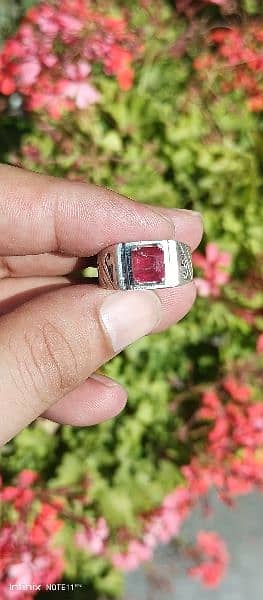 Rubylite tourmaline 3 carat plus 2