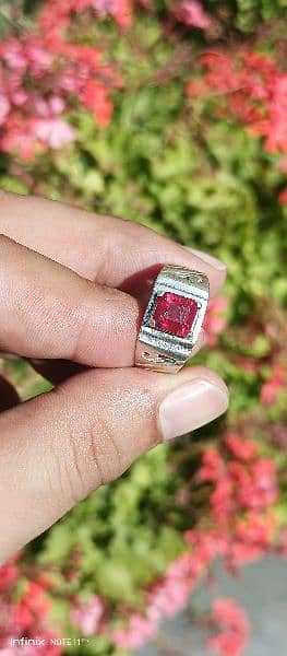 Rubylite tourmaline 3 carat plus 3