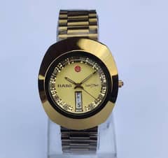 men's golden watch