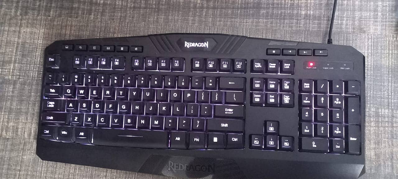 Redragon Keyboard, Headset, MousePad Combo (3 in 1) (Deliverable) 8