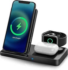 I Smart 3 in 1 Multifunctional Wireless Charging Dock CW305