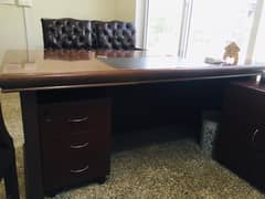 Office Table and Drawers cabinet available in good Condition