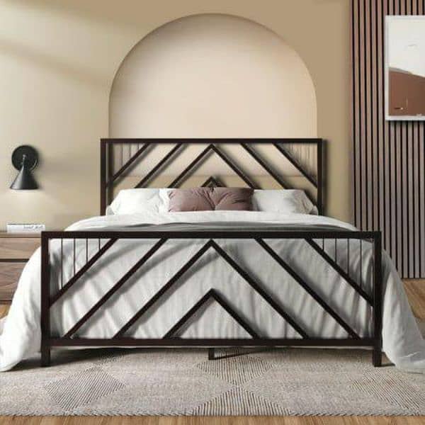 Bed/Steel&Iron work/iron gates/doors/iron bed/grill/railing/steel work 1