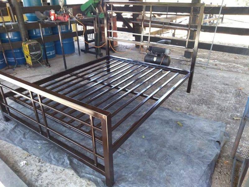 Bed/Steel&Iron work/iron gates/doors/iron bed/grill/railing/steel work 5