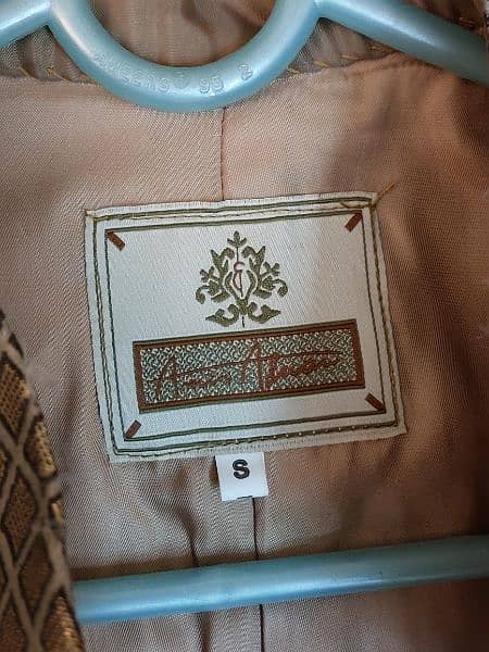 Amir Adnan Small Jamawar Waist Coat 1