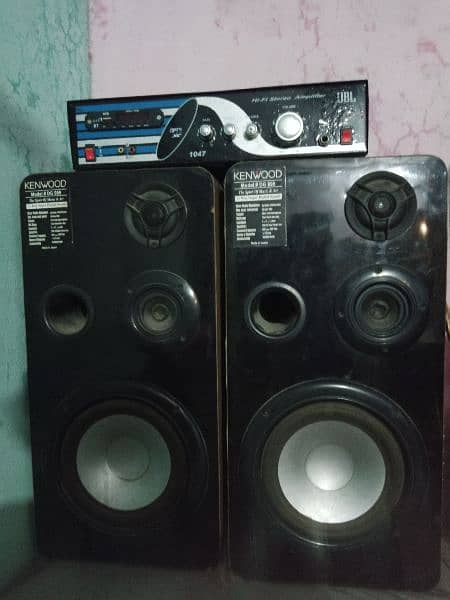 kenwod spekeer with amplifier 0