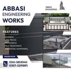 Steel&Iron work/ iron gates/doors/iron bed/grill/railing/steel work