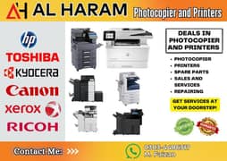 Deals All types photocopy machines and printers repairs.