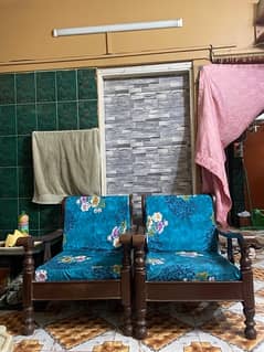 Wood sofa set for sale