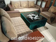 slightly used sofa set 3 2 1 call 03124049200