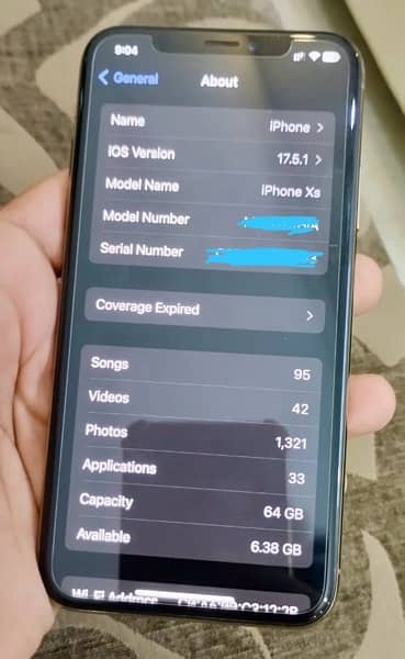 Iphone XS PTA Approved 64GB 2