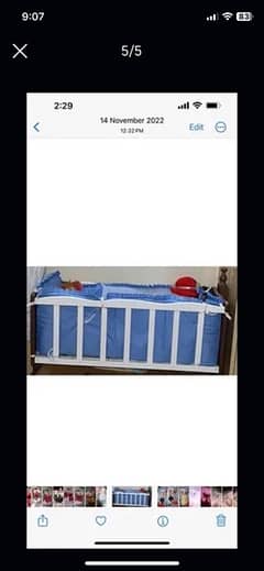 baby cot bedding/cot set