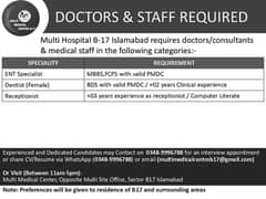 Hospital Doctors/Consultants & Medical Staff