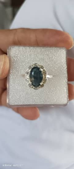 afghan Neelum silver ring