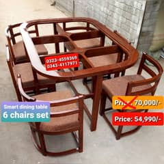 Smart dining table/round dining table/4 chair/6 chair/dining table