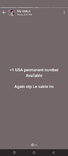 Whatsapp USA number