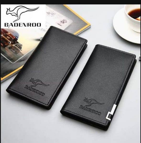 Men's Casual Fold leather Wallet 3