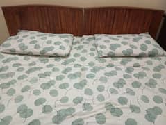 2 single beds with mattress for kids