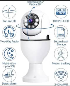 360° WiFi Bulb Camera Wireless free home delivery cash On delivery