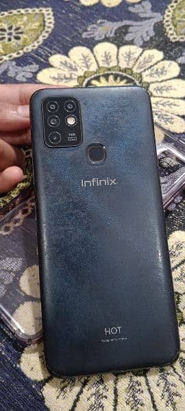 Infinix hot 10  4/64  10/9 condition bLkuL ok ha 5