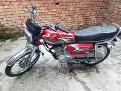 (honda 125) 2023 model  Red colour Lush condition