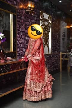 Red lehnga / Bridal lehnga