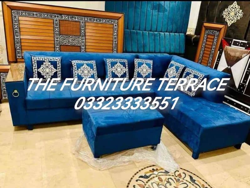 L Shape Corner Sofa Set / 5 Seater Sofa Set / 7 Seater Sofa Set 7