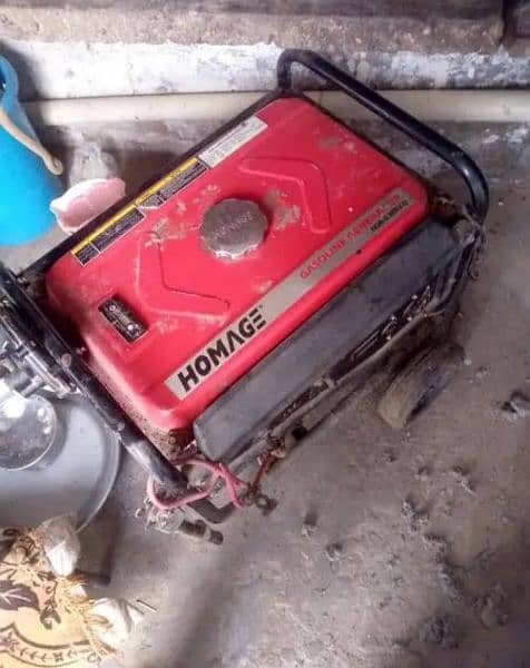 Generator HOMAGE ki company ka h No engine repair condition Sahi h 1