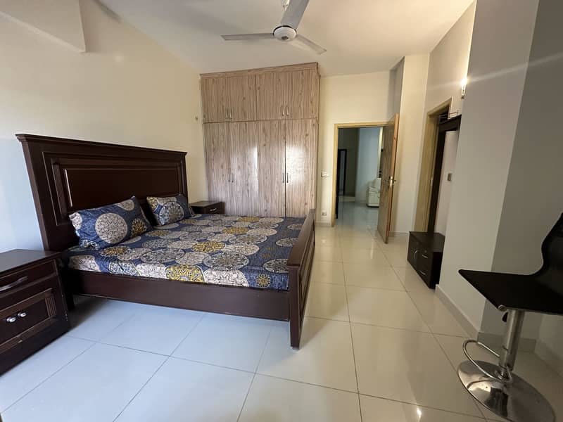 978 sq ft 1 bed furnished apartment Defence Executive Apartments DHA 2 Islamabad for rent 3