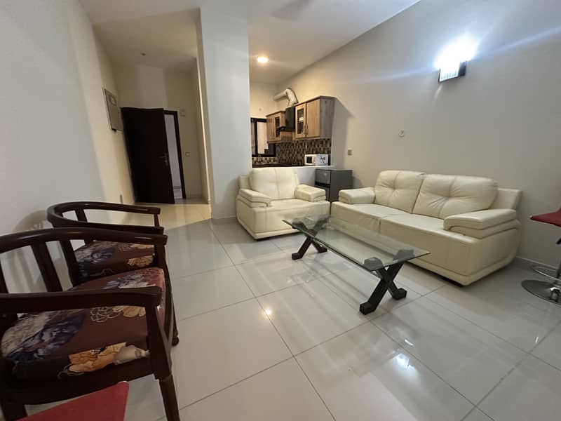 978 sq ft 1 bed furnished apartment Defence Executive Apartments DHA 2 Islamabad for rent 6