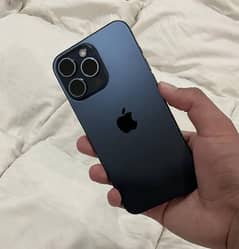 iPhone 15 Pro Max Blue Titanium 256gb Non PTA JV 99% BH Lush Phone