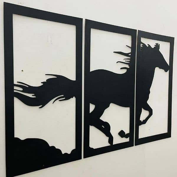 horse mdf wall decor 0