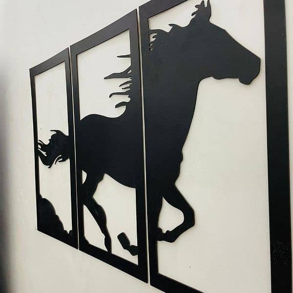 horse mdf wall decor 2