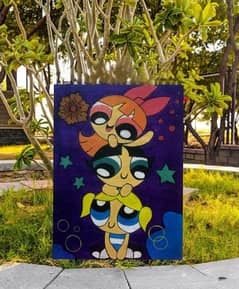 cartoon character painting