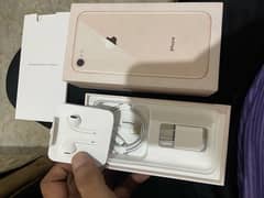 I phone 8 original brand new charger and handfree